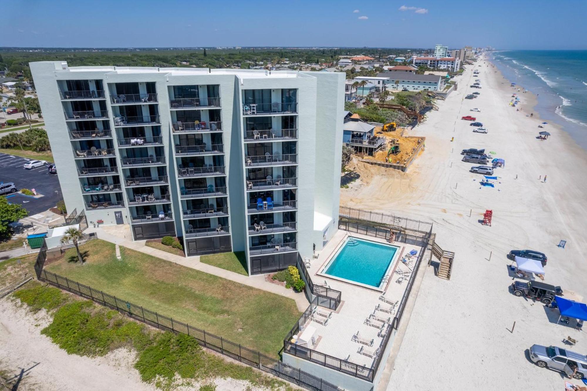 Ocean View With A Beachfront Pool At Ocean Trillium Condo ~ 702 New Smyrna Beach Exteriér fotografie