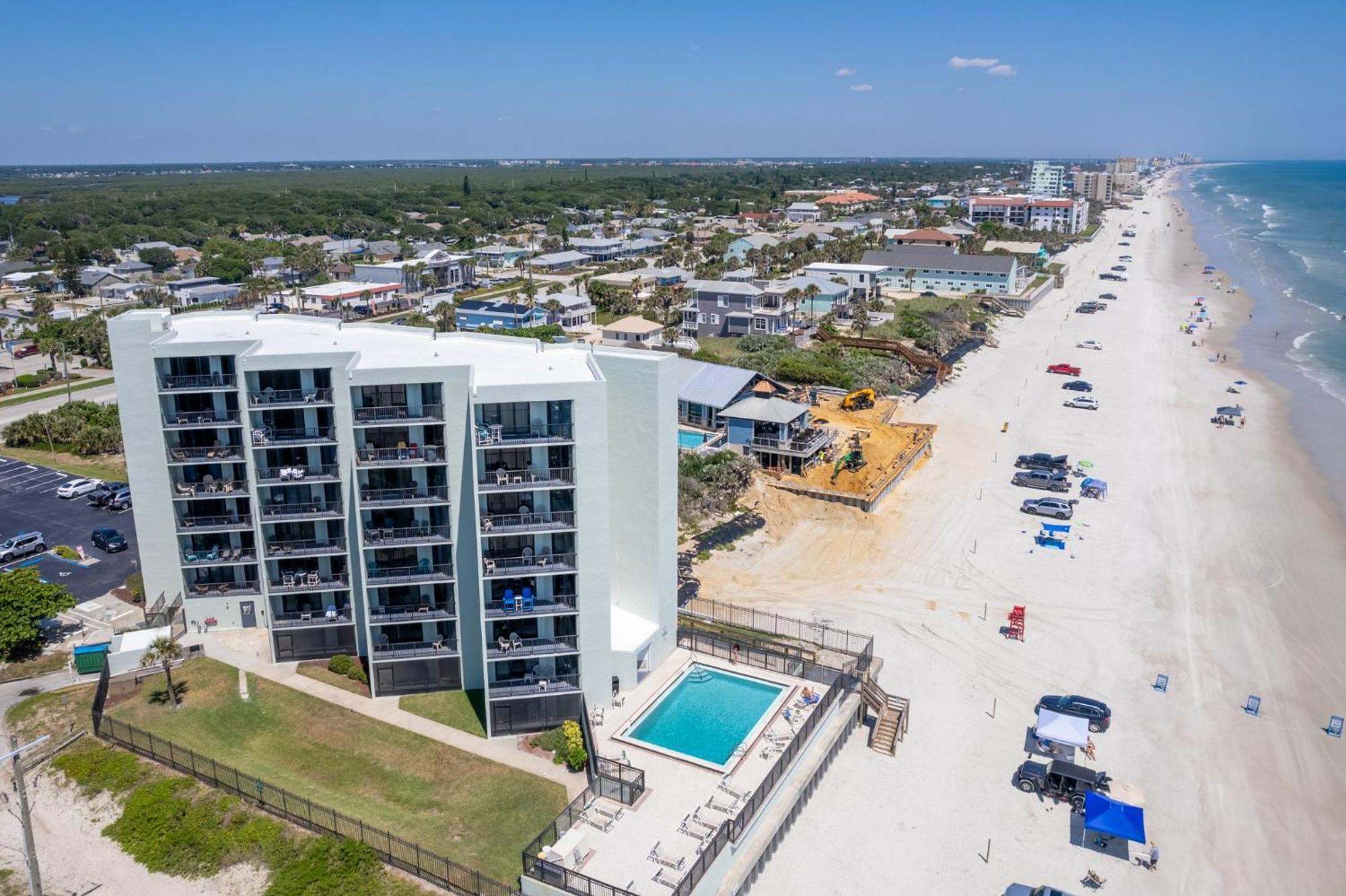 Ocean View With A Beachfront Pool At Ocean Trillium Condo ~ 702 New Smyrna Beach Exteriér fotografie