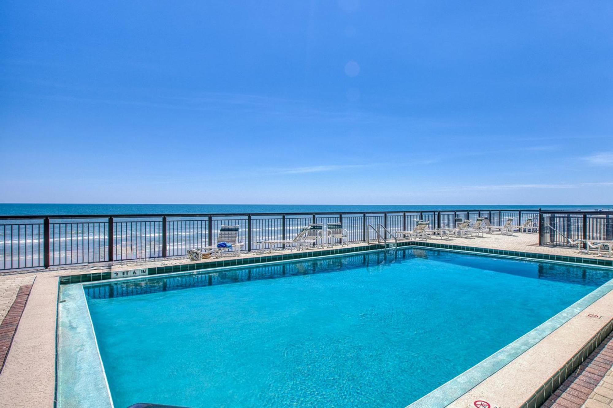 Ocean View With A Beachfront Pool At Ocean Trillium Condo ~ 702 New Smyrna Beach Exteriér fotografie